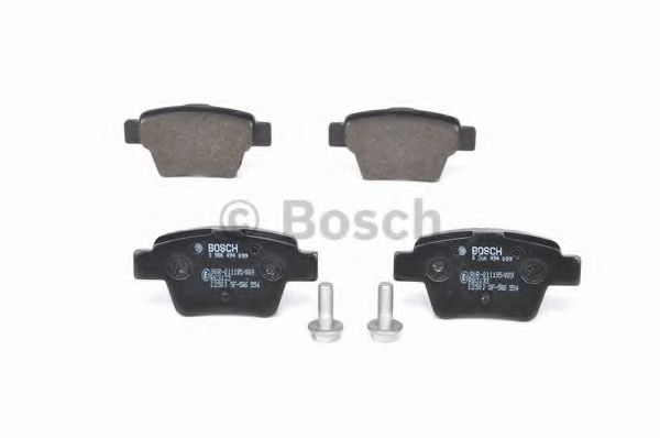 set placute frana,frana disc 4