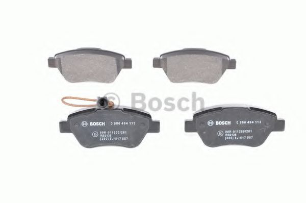 set placute frana,frana disc 4