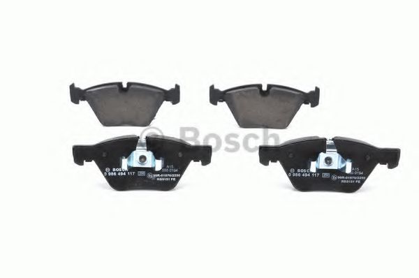 set placute frana,frana disc 4