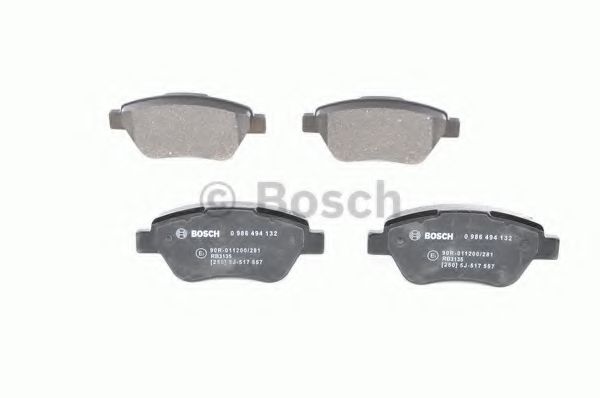set placute frana,frana disc 4