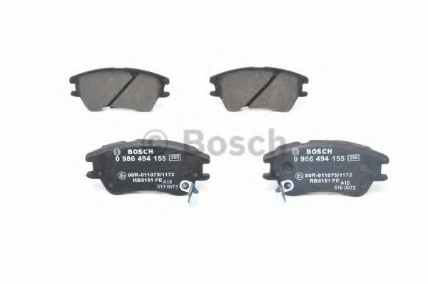 set placute frana,frana disc 4