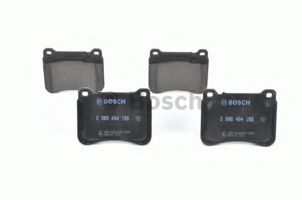 set placute frana,frana disc 4
