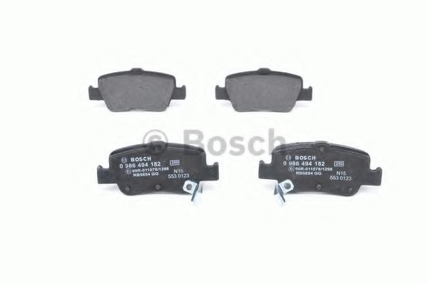 set placute frana,frana disc 4