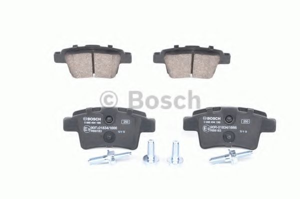 set placute frana,frana disc 4