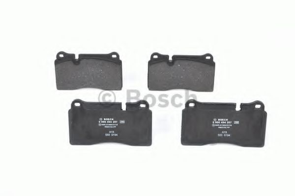 set placute frana,frana disc 4