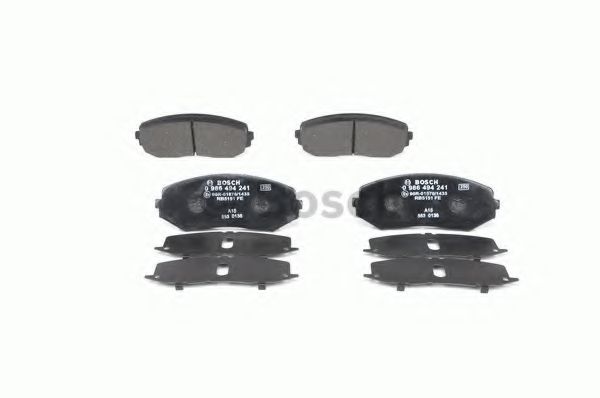 set placute frana,frana disc 4