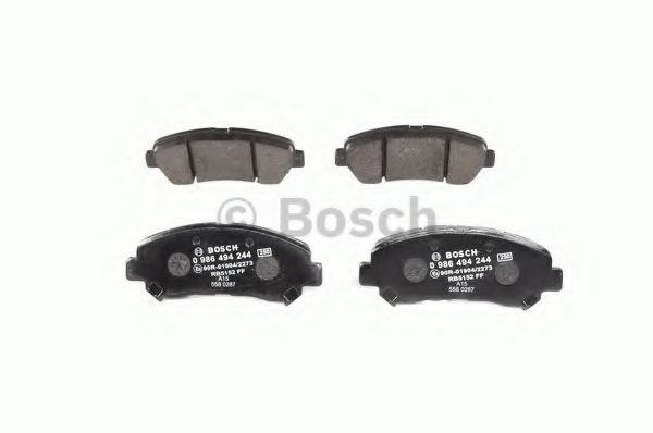 set placute frana,frana disc 2