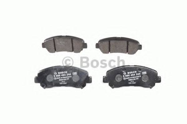 set placute frana,frana disc 4