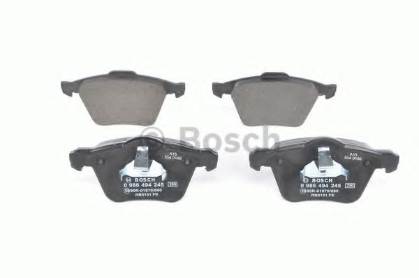 set placute frana,frana disc 4