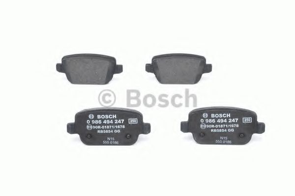 set placute frana,frana disc 4