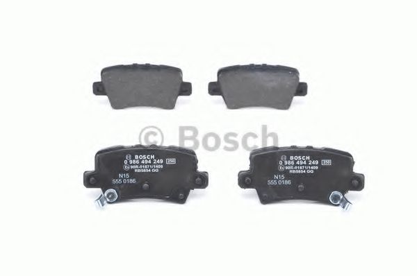 set placute frana,frana disc 4