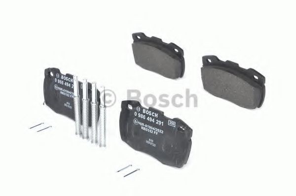 set placute frana,frana disc 2