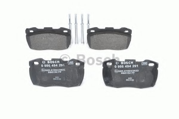 set placute frana,frana disc 6
