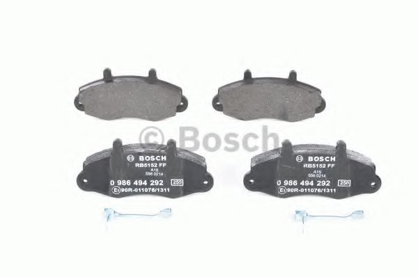 set placute frana,frana disc 4