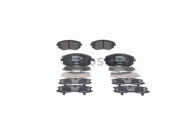 set placute frana,frana disc 4