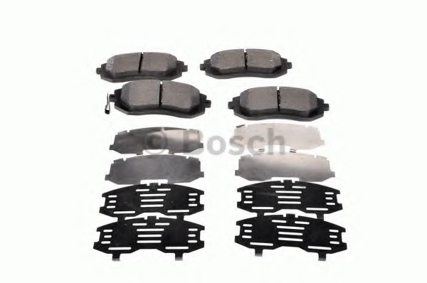 set placute frana,frana disc 8
