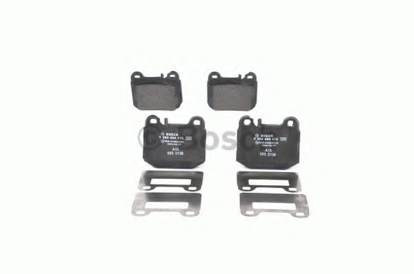 set placute frana,frana disc 4