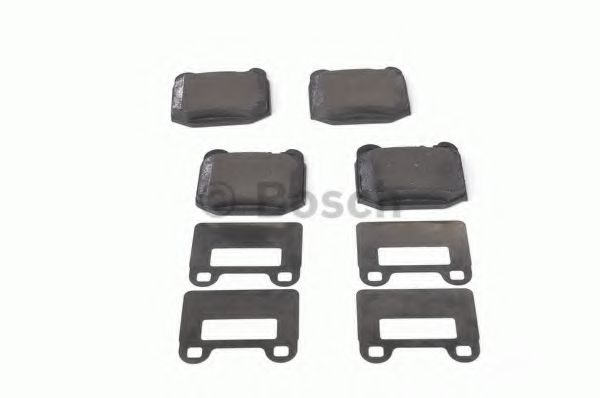 set placute frana,frana disc 8