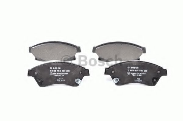 set placute frana,frana disc 4