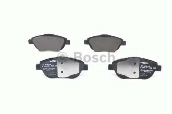 set placute frana,frana disc 4