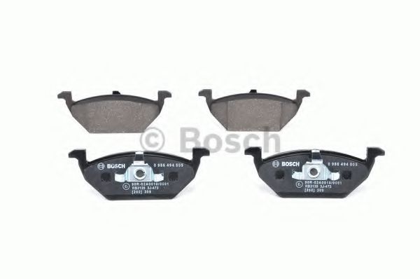 set placute frana,frana disc 4