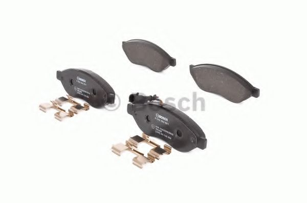 set placute frana,frana disc 8