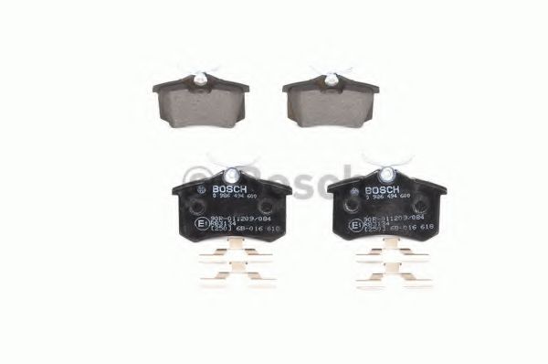set placute frana,frana disc 6