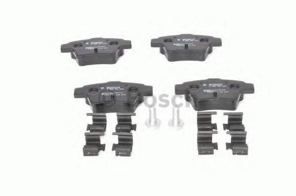 set placute frana,frana disc 4