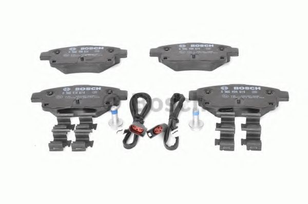 set placute frana,frana disc 4