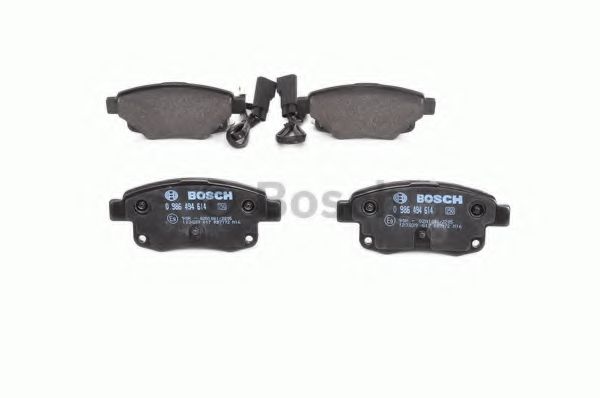 set placute frana,frana disc 8