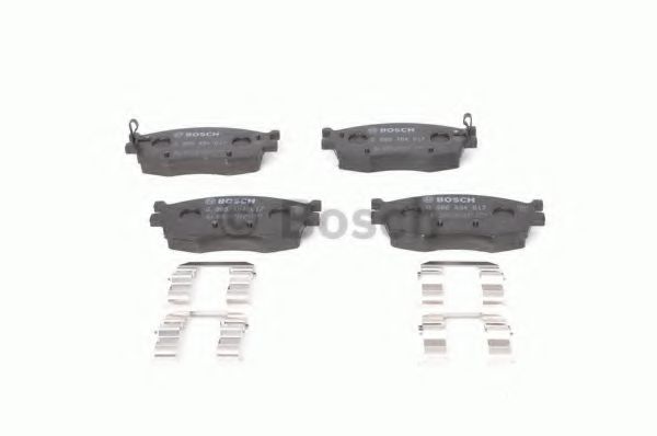 set placute frana,frana disc 8