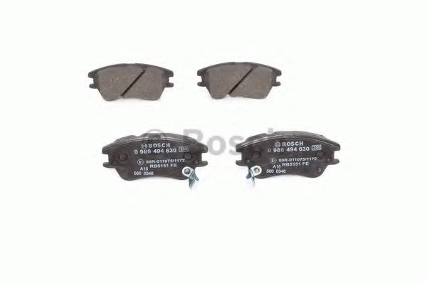 set placute frana,frana disc 2