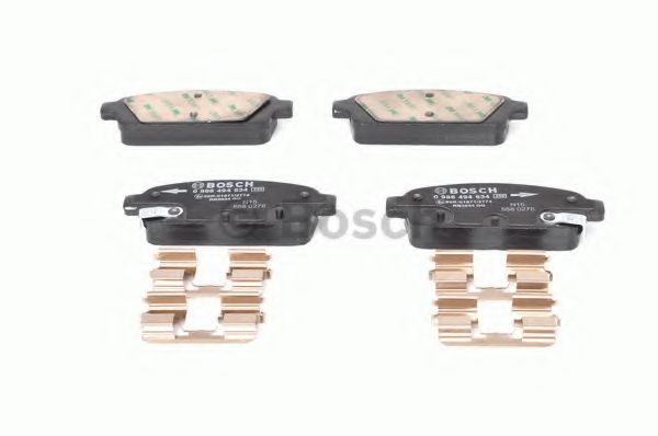 set placute frana,frana disc 4