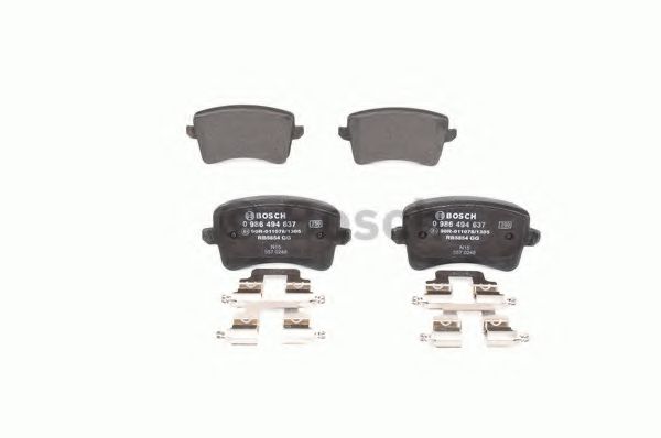 set placute frana,frana disc 2