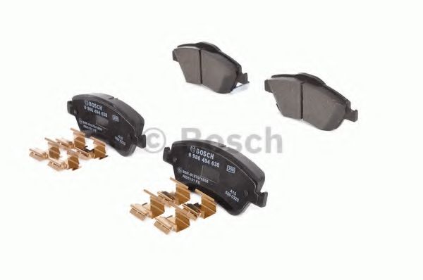 set placute frana,frana disc 4