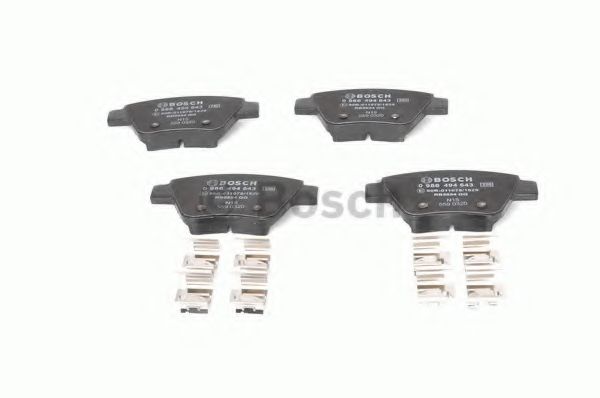 set placute frana,frana disc 8