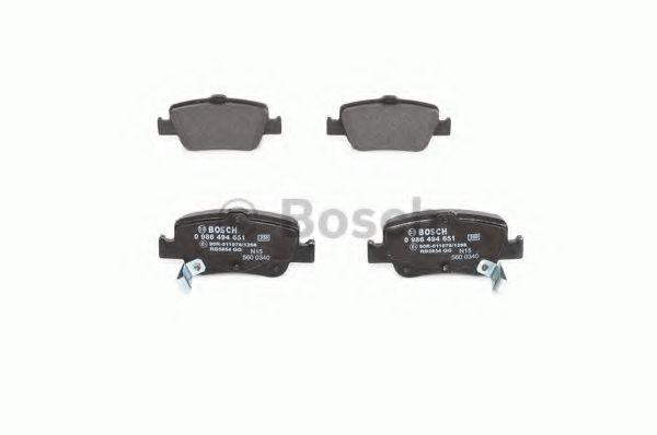 set placute frana,frana disc 2