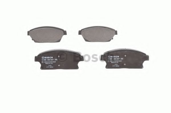 set placute frana,frana disc 4