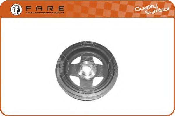 Fulie curea, arbore cotit