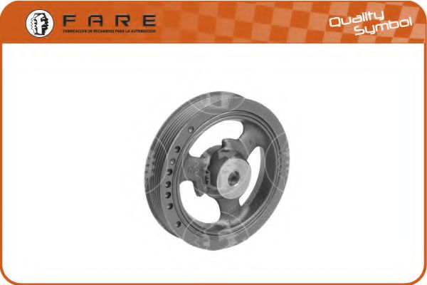 Fulie curea, arbore cotit