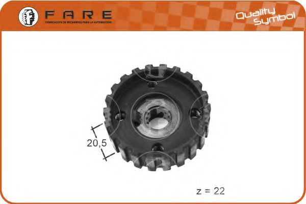 10569 Roata dintata, arbore cotit FARE SA 