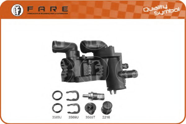 3822 termostat,lichid racire FARE SA 