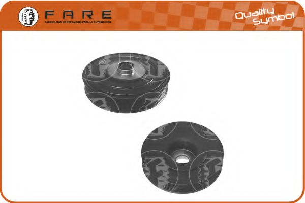 Fulie curea, arbore cotit