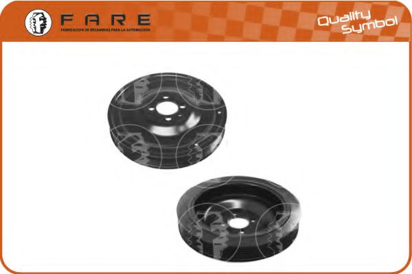 Fulie curea, arbore cotit