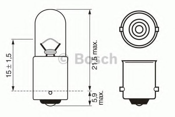 1 987 302 207 Bec, semnalizator BOSCH 