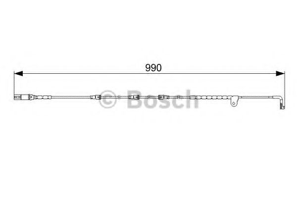 1 987 473 049 senzor de avertizare,uzura placute de frana BOSCH 