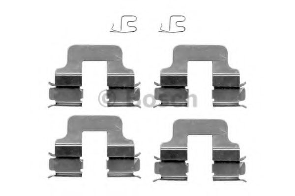1 987 474 316 Set accesorii, placute frana BOSCH 