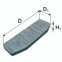 Filtru, aer habitaclu