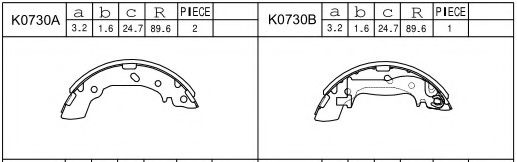 Set saboti frana