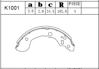 Set saboti frana